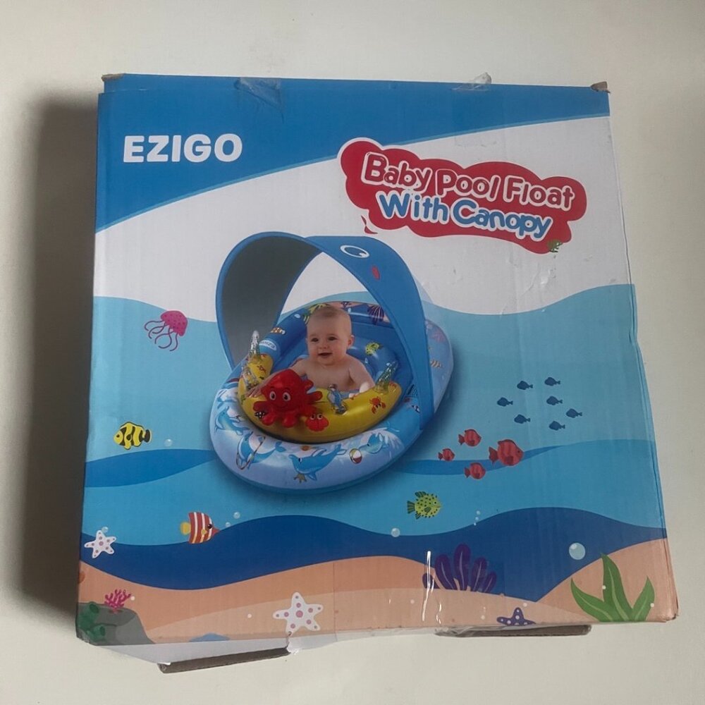 Baby Pool Float with Canopy